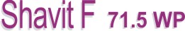 Shavit F 71.5 WP logo